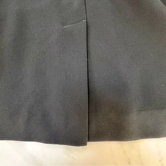 Ann Taylor Black Sleeveless V Neck Sheath Midi Dress Size 2 - Picture 6 of 7